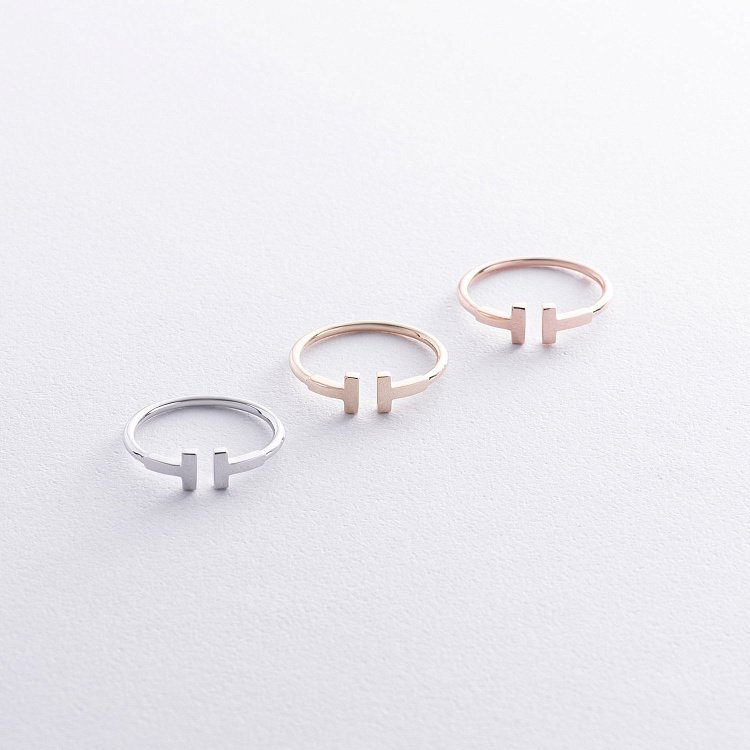 Каблучка "Tina" у жовтому золоті к05762 від ювелірного магазину Онікс - 4