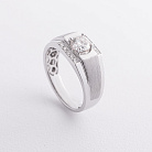 Мужская золотая печатка с бриллиантами кб0277 от ювелирного магазина Оникс - 1