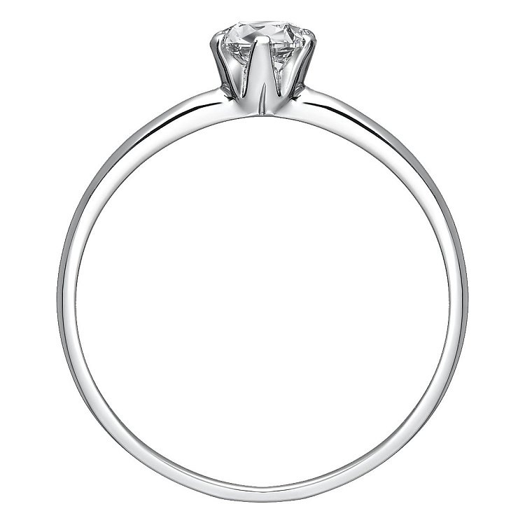 Золотое помолвочное кольцо с бриллиантом zbekdg3 от ювелирного магазина Оникс - 1