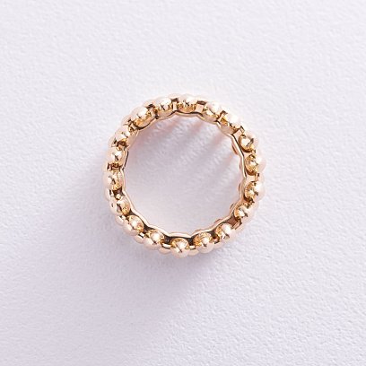 Каблучка "Тереза" в жовтому золоті к06547 №5