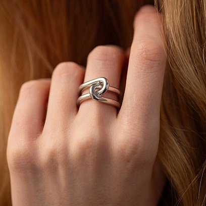 Серебряное кольцо "Patricia" 7228 №2