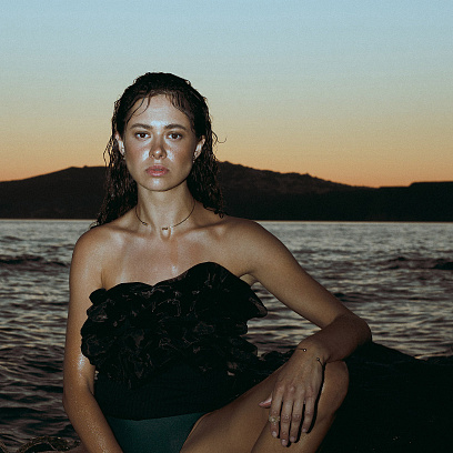 Каблучка "Рейчел" з кульками (жовте золото) к07333 №16