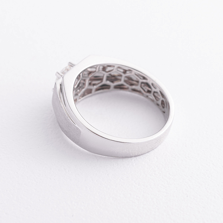 Чоловіча золота печатка з діамантами кб0277 від ювелірного магазину Онікс - 2