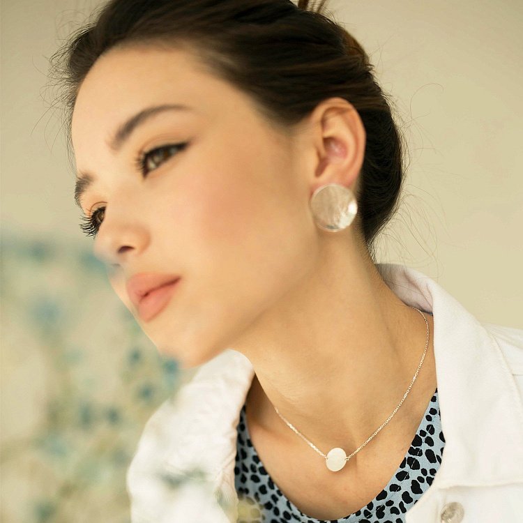 Срібне кольє "Сонячні зайчики" 181046 від ювелірного магазину Онікс - 4