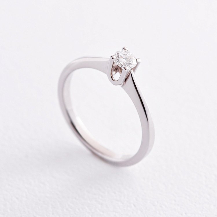 Помолвочное золотое кольцо с бриллиантом 218571121 от ювелирного магазина Оникс