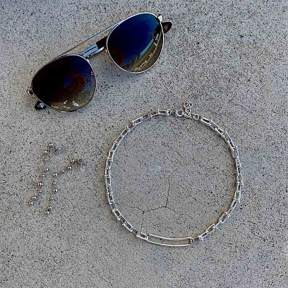 Срібне кольє "Ідея" 181054 №10