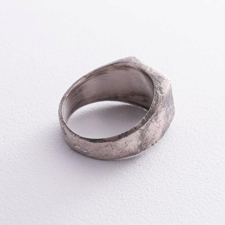 Мужская серебряная печатка 112722 от ювелирного магазина Оникс - 10