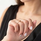 Золотое помолвочное кольцо с бриллиантом кб0230 от ювелирного магазина Оникс - 3