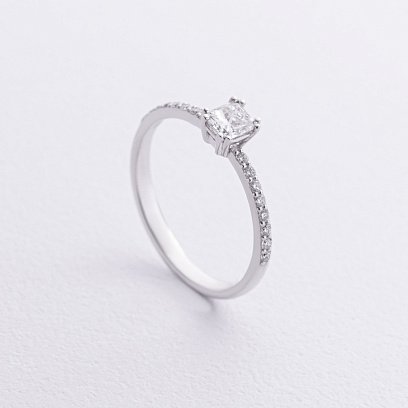 Заручальна золота каблучка з діамантами 2235631121