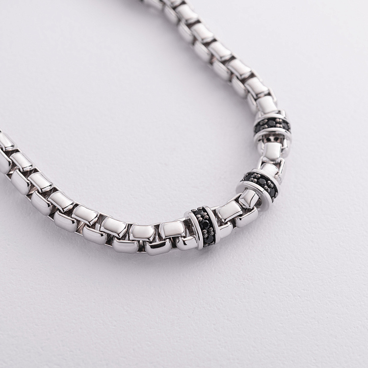 Срібний чоловічий браслет "Роза вітрів" ZANCAN ESB283-N від ювелірного магазину Онікс - 2