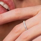 Золотое кольцо с разноцветными сапфирами и бриллиантами кб0504gl от ювелирного магазина Оникс - 7