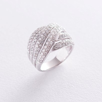 Золотое кольцо с бриллиантами к870