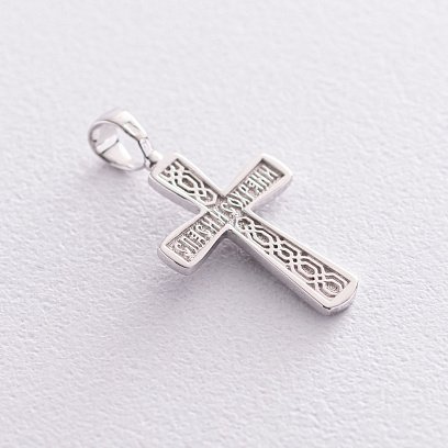 ﻿ Золотий хрестик "Спаси і Збережи" п03208b №2