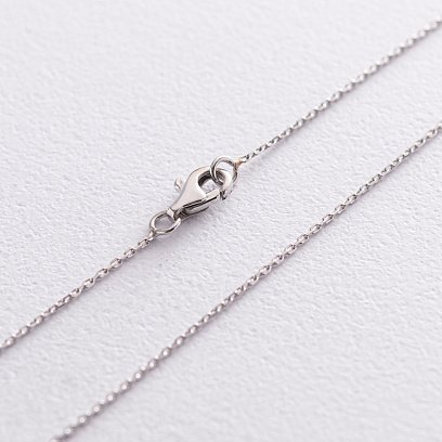 Золоте кольє "Кругообіг" (чорні діаманти) 0.8 см колб0064di №7