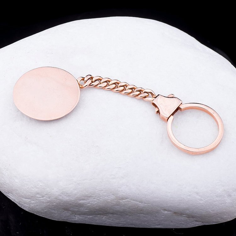 Золотой брелок "Audi-Ауди" (эмаль) бр00001а от ювелирного магазина Оникс - 2