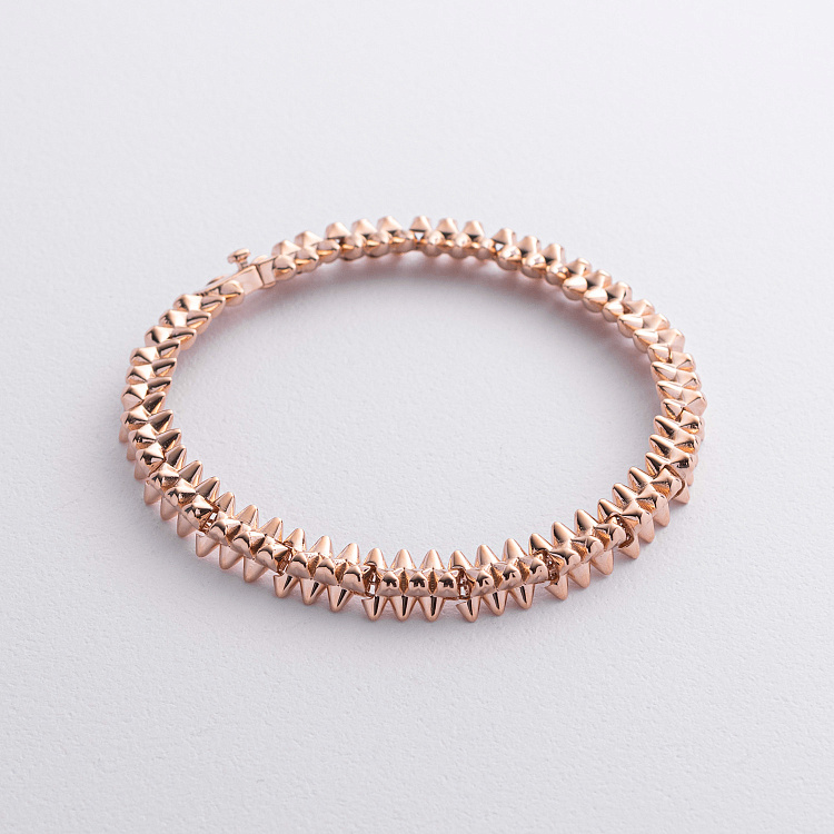 Браслет "Тереза" у червоному золоті б05430 від ювелірного магазину Онікс