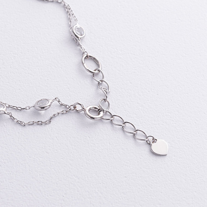 Серебряный браслет с фианитами 905-01593 №3