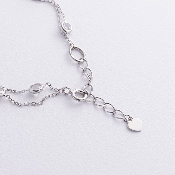 Серебряный браслет с фианитами 905-01593 №5