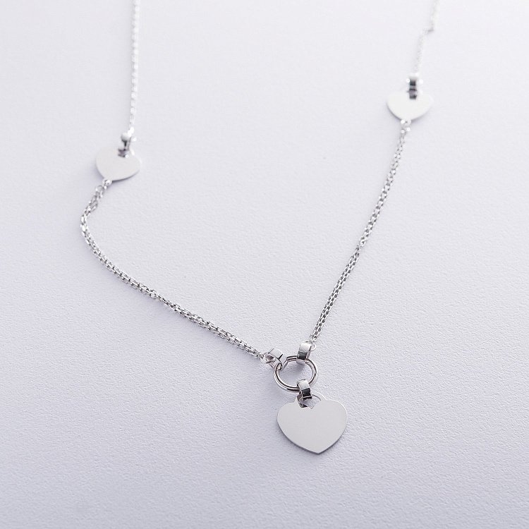 Золоте кольє "Сердечка" кол01576 від ювелірного магазину Онікс