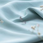 Срібні сережки - пусети "Гілочки" 122752 от ювелирного магазина Оникс - 2