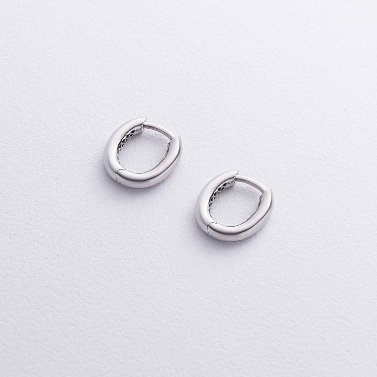 Серьги "Stella" в белом золоте с08880 от ювелирного магазина Оникс - 2