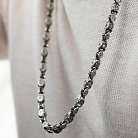 Чоловічий срібний ланцюжок "Врятуй і Збережи" з фіанітами 1000 от ювелирного магазина Оникс - 3