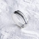 Мужское серебряное кольцо (чернение) 1278 от ювелирного магазина Оникс - 5