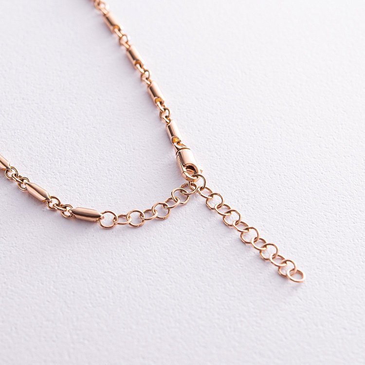 Колье - цепочка в красном золоте кол02222 от ювелирного магазина Оникс - 4