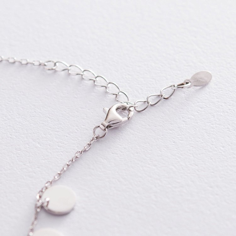 Срібний браслет "Монетки" 141442 від ювелірного магазину Онікс - 2