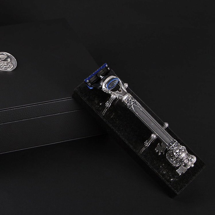 Бритвенный станок «GOTHIC» Classic britv0002 - 9 Бритвенный станок «GOTHIC» Classic britv0002 от ювелирного магазина Оникс - 9