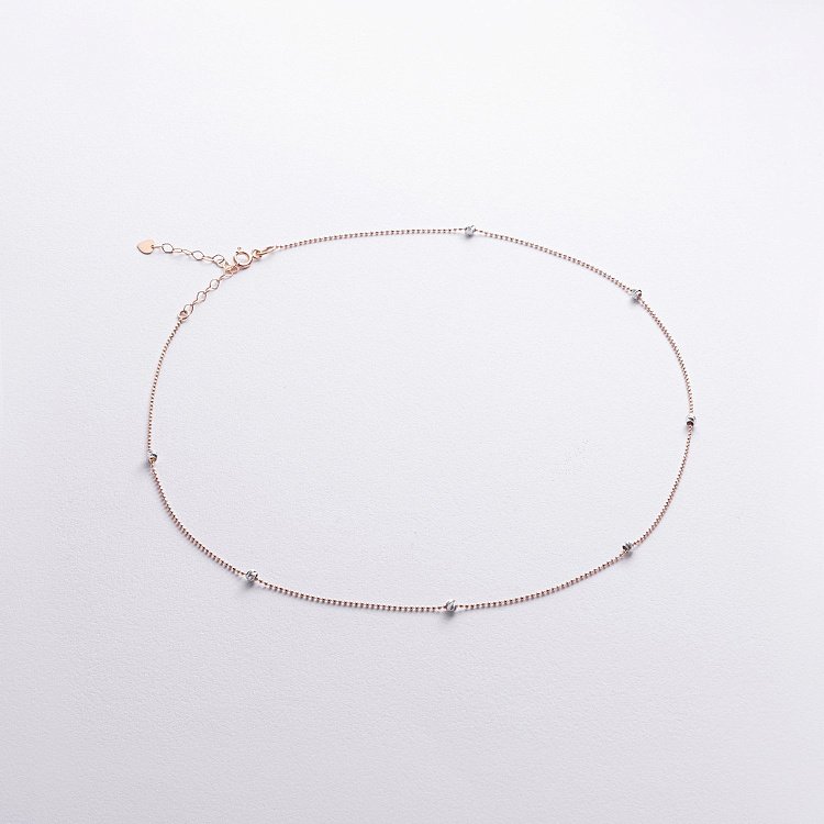 Колье "Шарики" в красном золоте кол02582 от ювелирного магазина Оникс