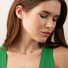 Колье - чокер "Demi" (желтое золото) с шариками кол02614 от ювелирного магазина Оникс - 5