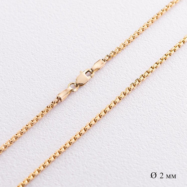 Цепочка плетение Венеция (желтое золото) ц00243 от ювелирного магазина Оникс