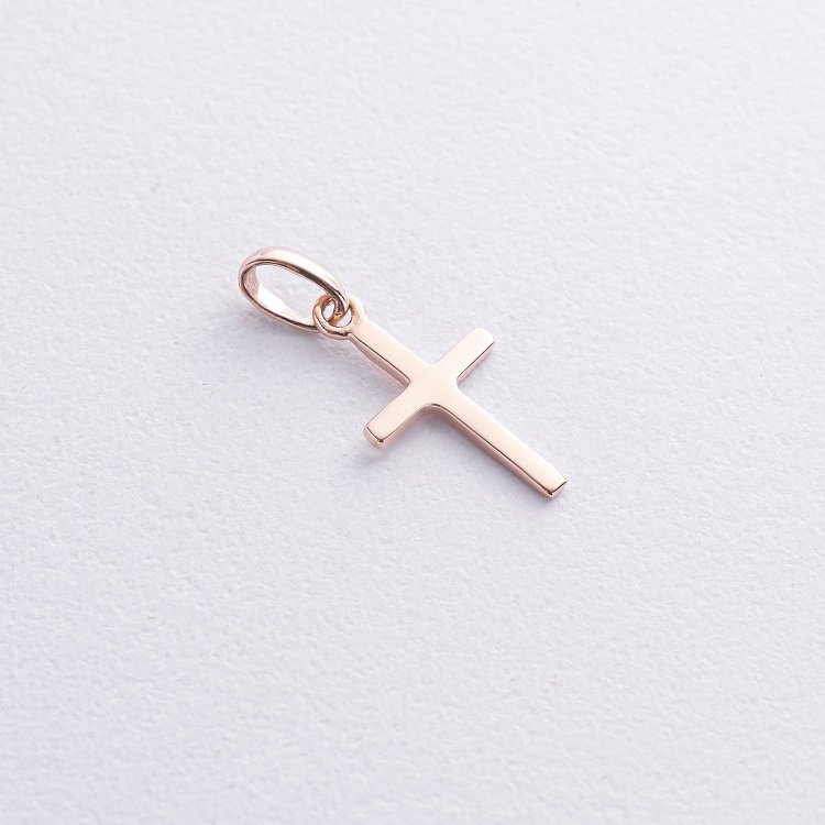 Золотий маленький хрестик п02971 від ювелірного магазину Онікс