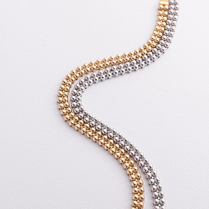 Браслет "Шарики" в желтом золоте б05759 №2