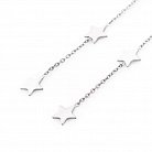 Срібні сережки "Зірочки" 122143 от ювелирного магазина Оникс - 2