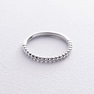 Шариковое кольцо "Одри" в белом золоте к07576 от ювелирного магазина Оникс - 11