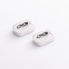 Серьги "Grace" в белом золоте с09693 от ювелирного магазина Оникс - 2