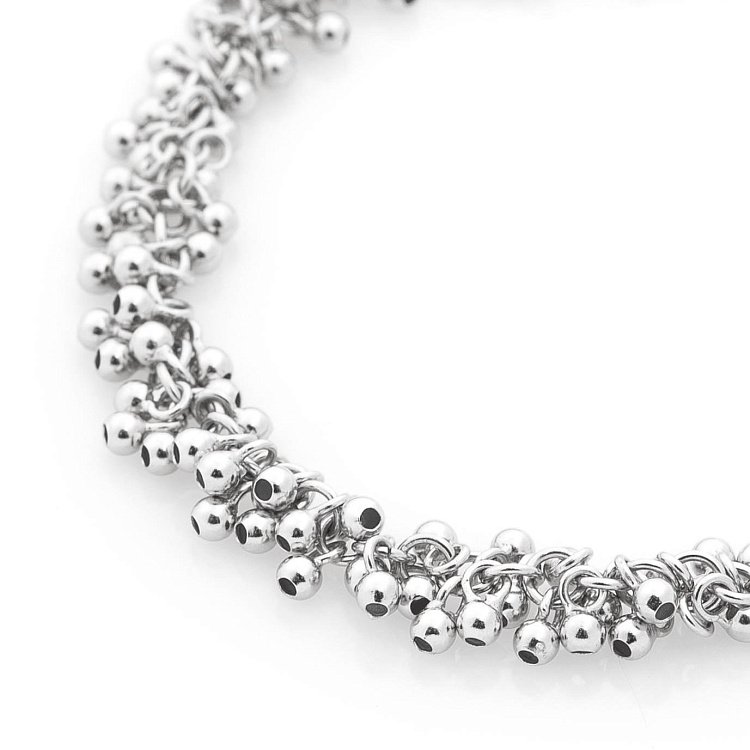 Срібний браслет з кульками 141235 від ювелірного магазину Онікс - 1