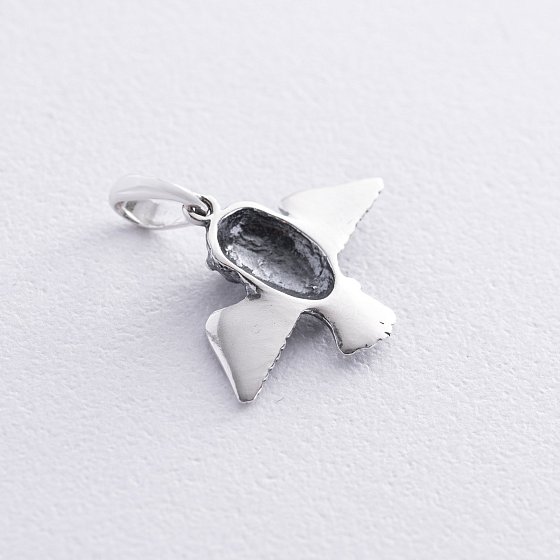 Серебряная подвеска "Сова" 13336 №2