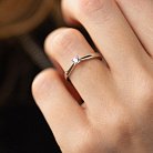 Помолвочное золотое кольцо с бриллиантом кб0271 от ювелирного магазина Оникс - 3