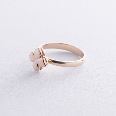 Кольцо "Клевер" в желтом золоте 235293100 №3