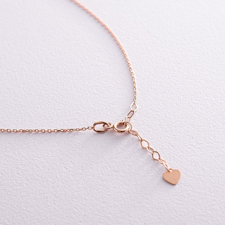 Двойное колье "Шарики" в красном золоте кол02346 от ювелирного магазина Оникс - 5