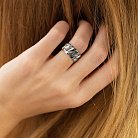 Широкое кольцо "Odette" в серебре 7100 от ювелирного магазина Оникс - 5