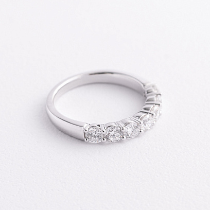 Золотое кольцо с бриллиантами кб0641lg №2