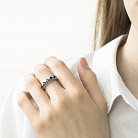 Серебряное кольцо с фианитами 112012 от ювелирного магазина Оникс - 1