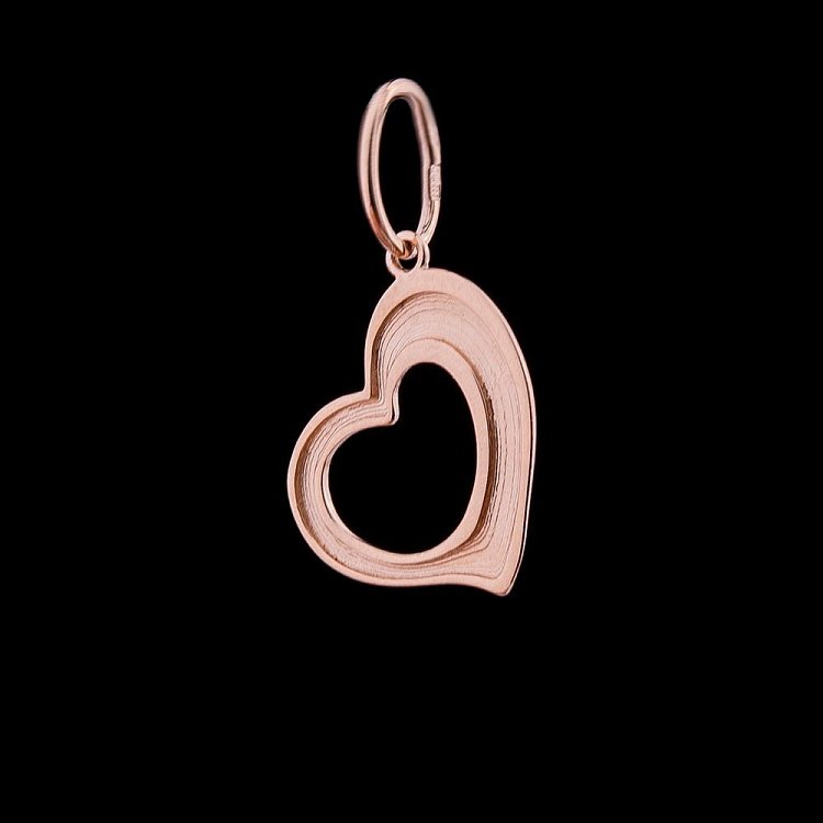 Золотий кулон "Серце" п02544 від ювелірного магазину Онікс - 1