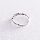 Серебряное кольцо с фианитами 112576 от ювелирного магазина Оникс - 2