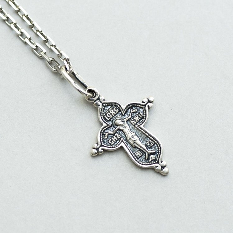 Серебряный православный крестик 131505 от ювелирного магазина Оникс - 6