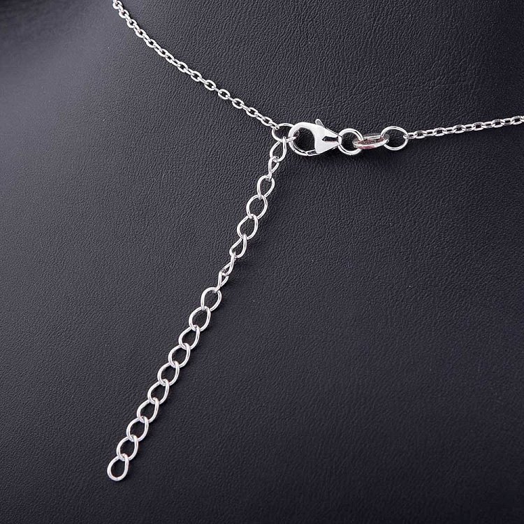 Серебряное колье с фианитами 18299 от ювелирного магазина Оникс - 3